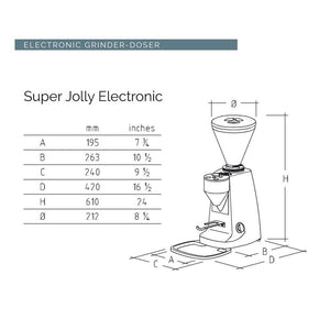 Mazzer Super Jolly Electronic OD Commercial Espresso Grinder