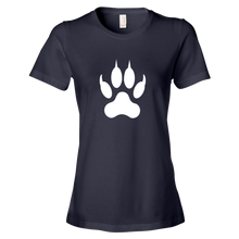 Load image into Gallery viewer, Lion Paw Print Women&#39;s Tee